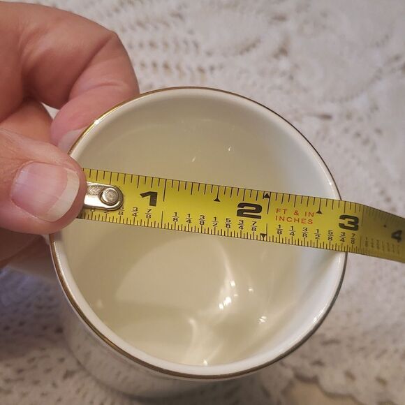 Vintage Bone China Floral Coffee Cup Mug with Gold Trim - Picture 11 of 11